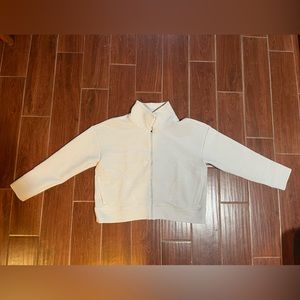 Banana Republic light grey zip up jacket